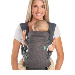 Infantito Flip 4-in-1 Convertible Gray Carrier